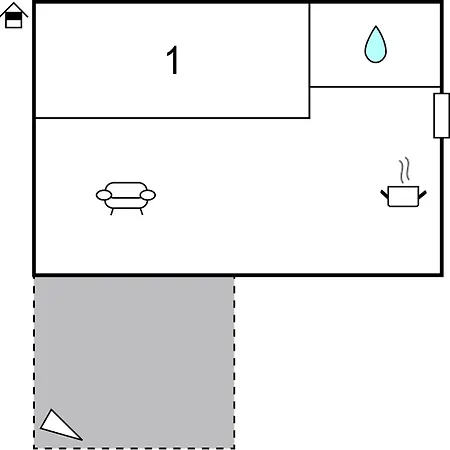 1 Bedroom Cozy In Διαμέρισμα Vlašići
