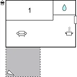 1 Bedroom Cozy In アパート Vlašići